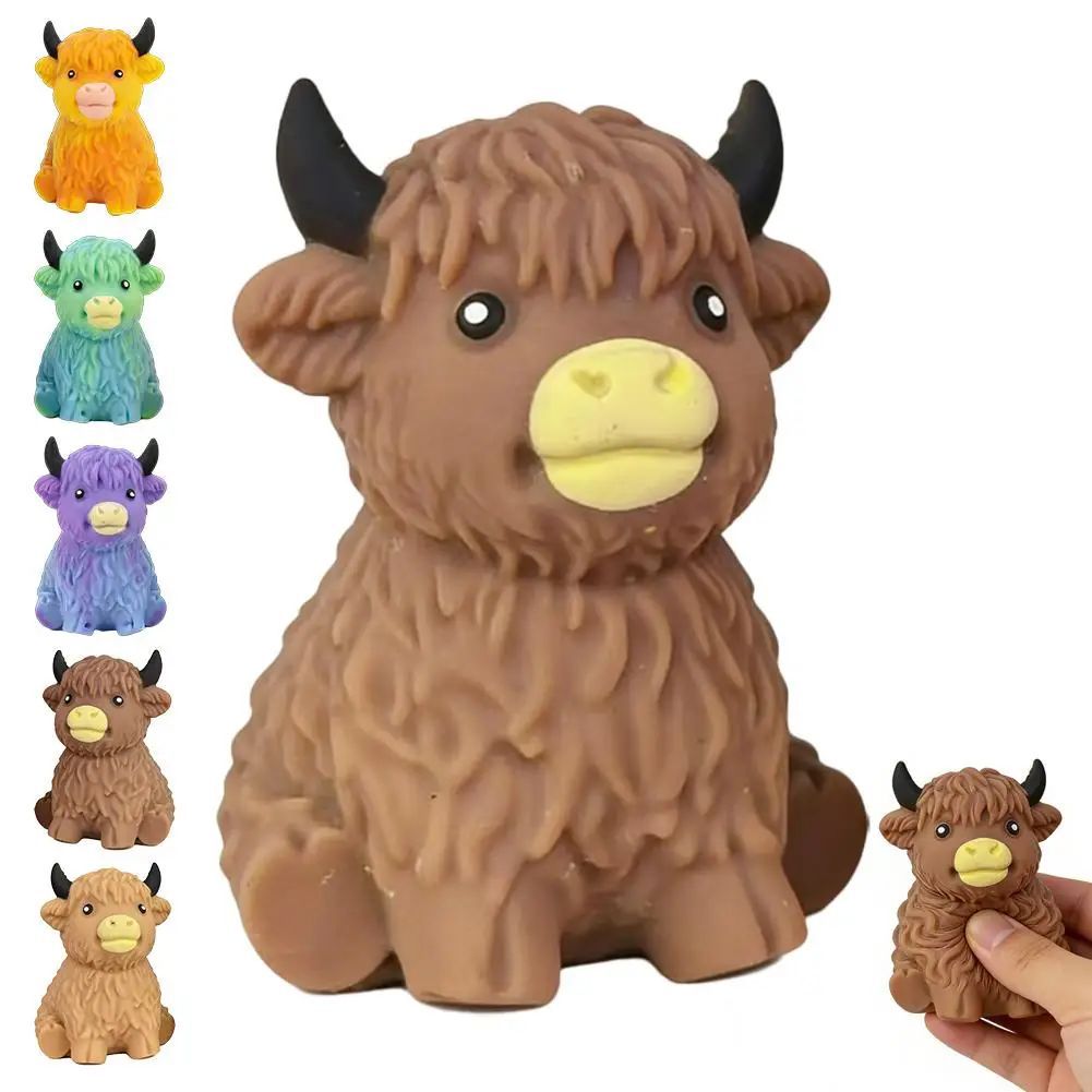 Novelty Gifts - Милая шотландская корова из шотландских высокогорий,