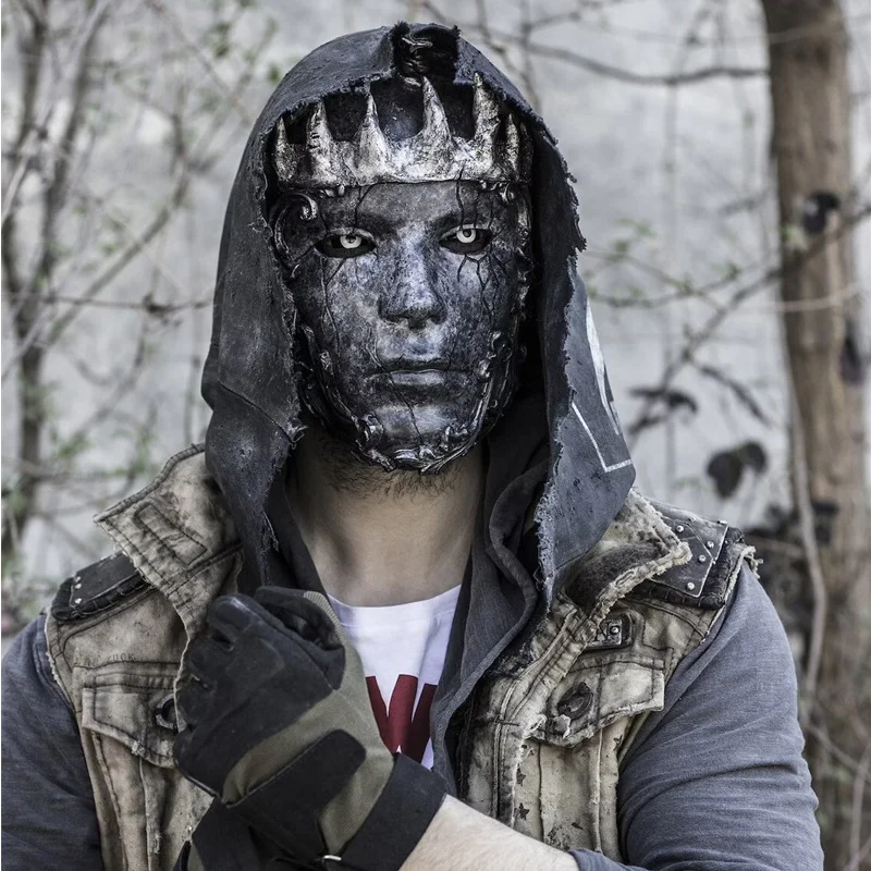 Led Purge Mask Halloween - Хэллоуин Безодня Король Маска Уокер Король