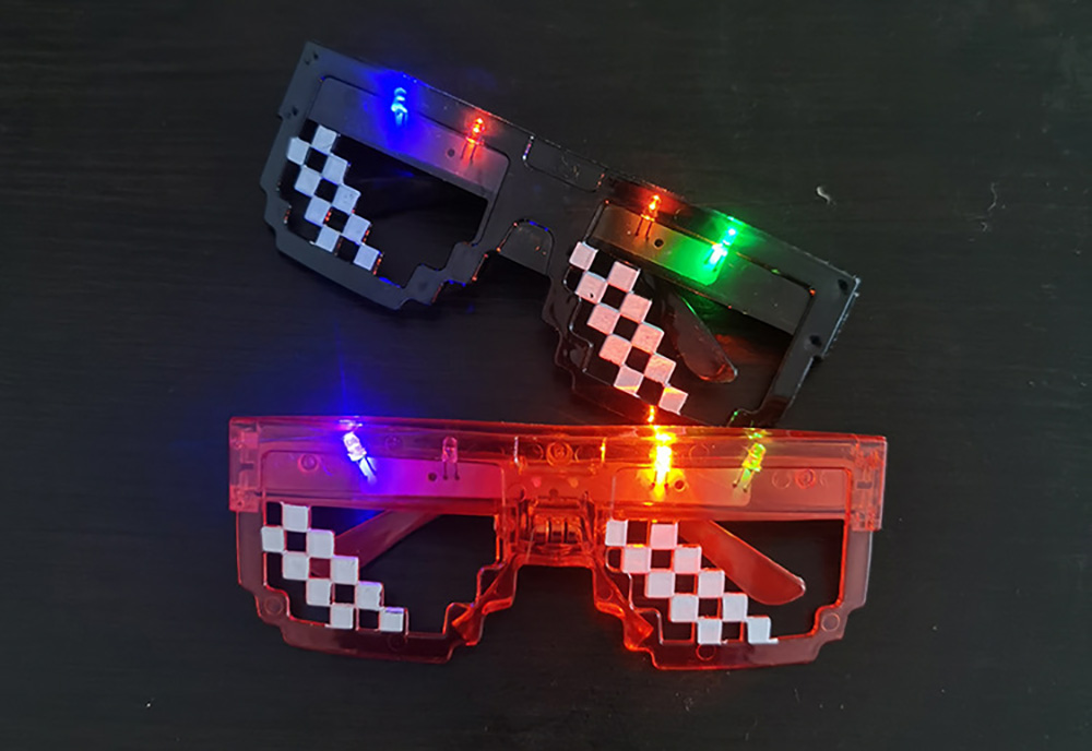 10/20/30 светодиодные мозаичны – обзор и цена Glow In The Dark Party Glasses
