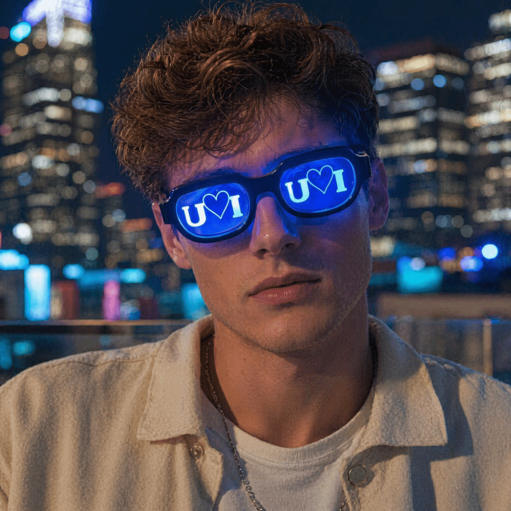Очки с LED-подсветкой для созд – обзор и цена Glow In The Dark Party Glasses