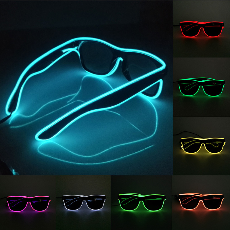 НОВЫЕ светодиодные очки с подс – обзор и цена Glow In The Dark Party Glasses