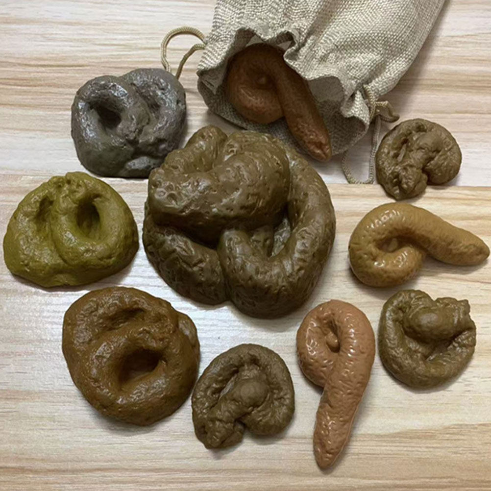 Набор из 10 штук: реалистичные – обзор и цена Fake Poop Gag Gift