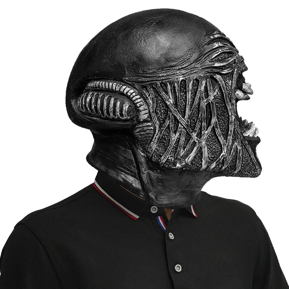 Маски инопланетян из латекса,  – обзор и цена Latex Alien Mask Realistic