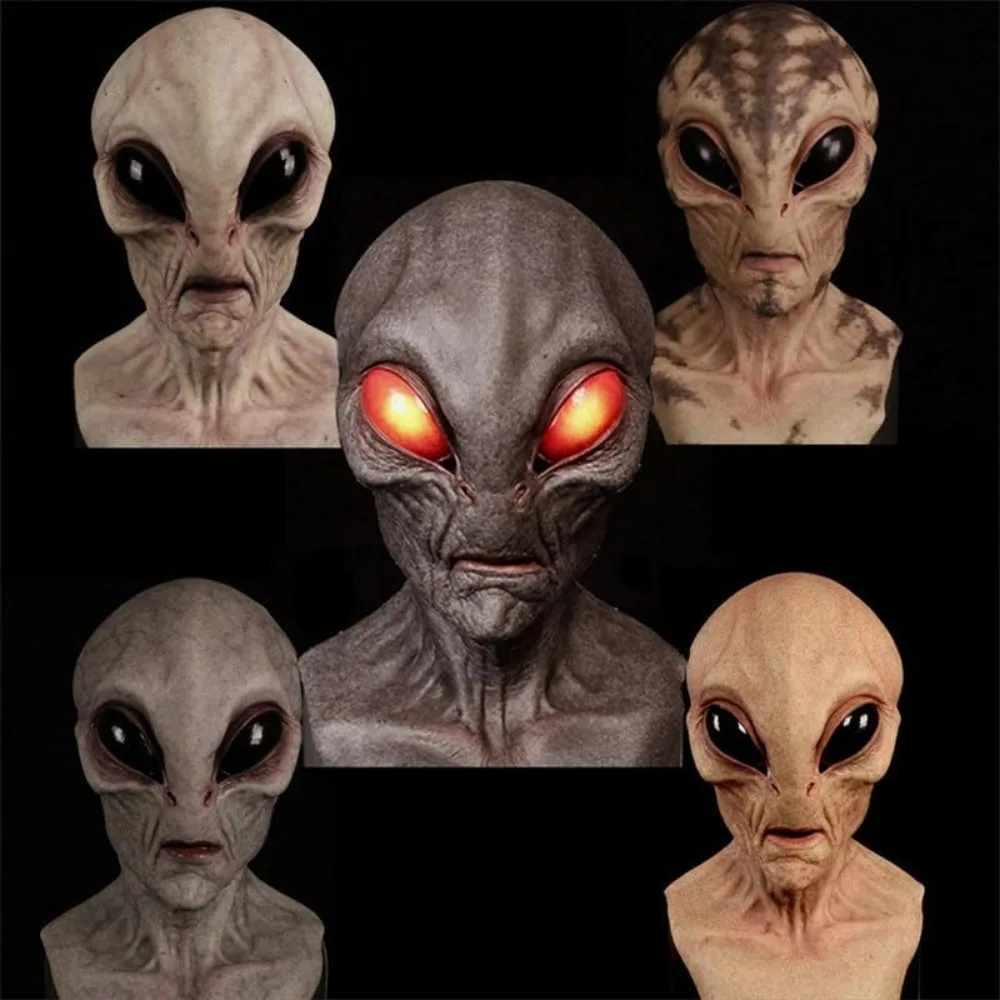Горячая распродажа: маска иноп – обзор и цена Latex Alien Mask Realistic