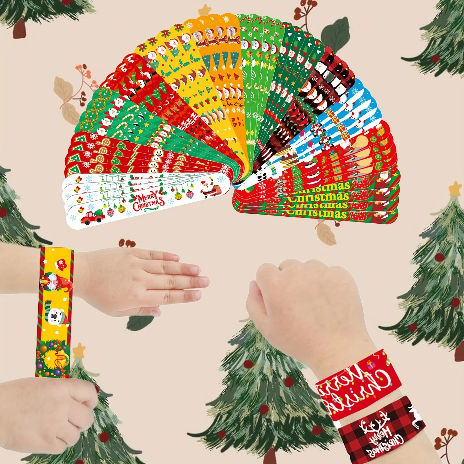 Рождественские браслеты-хлопуш – обзор и цена Party Supplies
