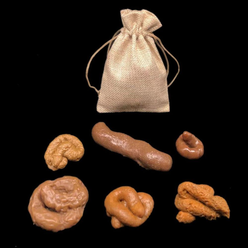 6 шт., глотка, антистресс, пра – обзор и цена Fake Poop Gag Gift