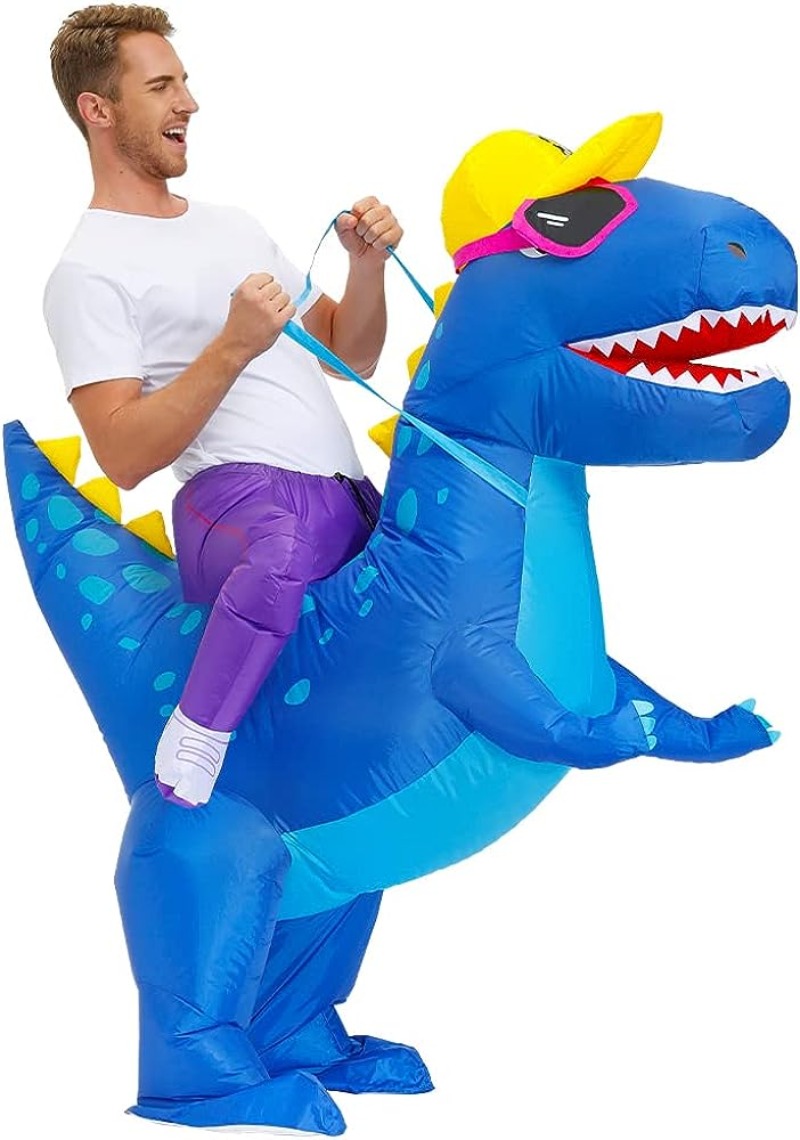 Надувной костюм динозавра для  – обзор и цена Inflatable Dinosaur Costume Adult