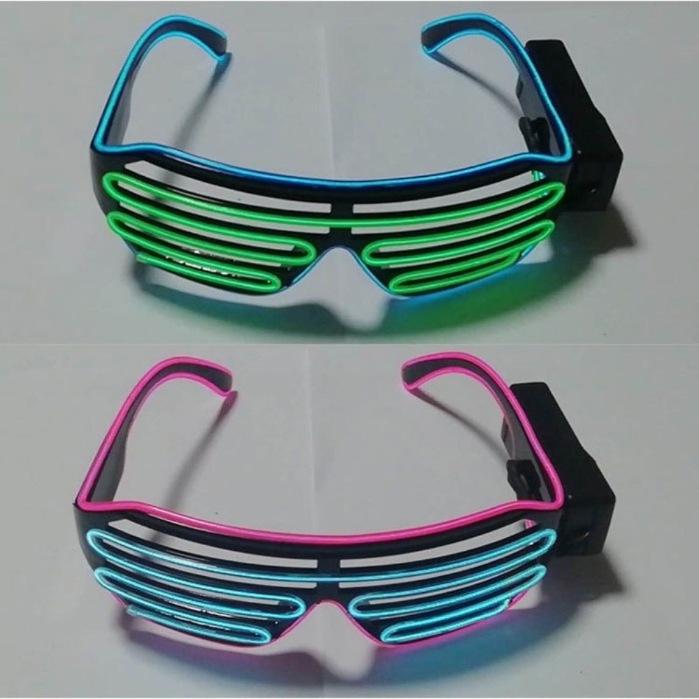 Беспроводные светодиодные очки – обзор и цена Glow In The Dark Party Glasses